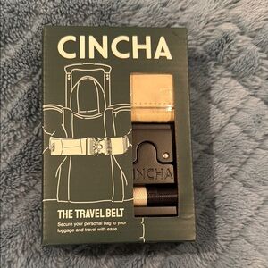 Cincha Travel Belt - Black and Beige